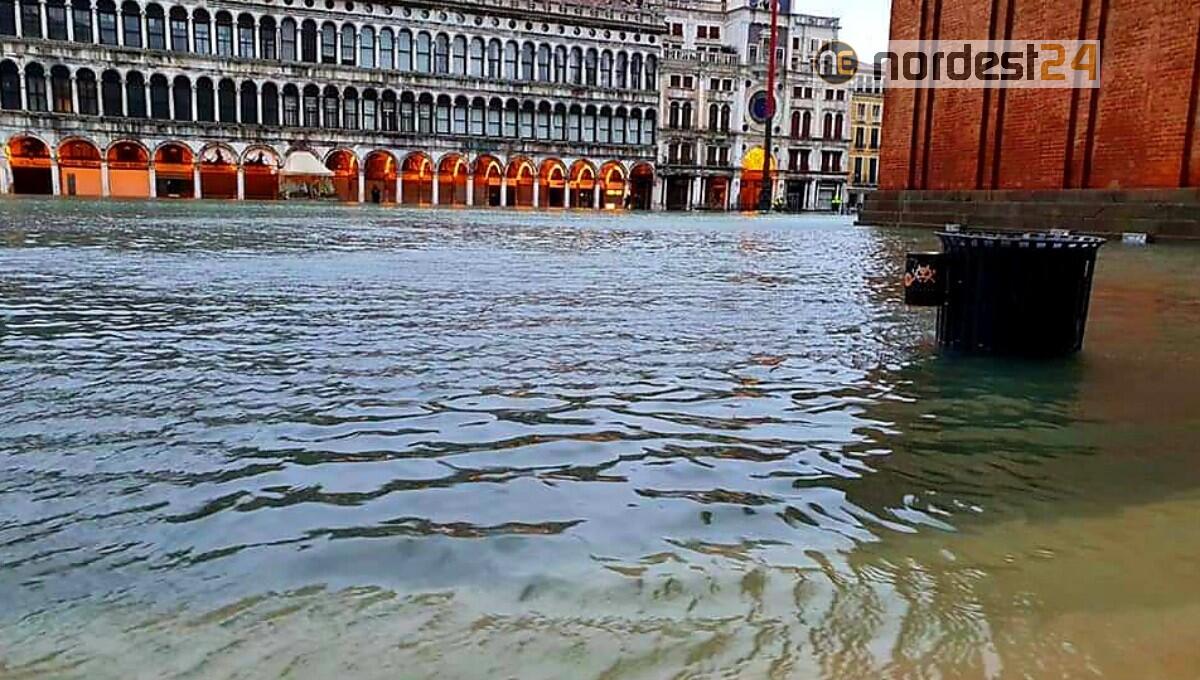 A Venezia torna l'acqua alta: Mose non attivo, città allagata - 
