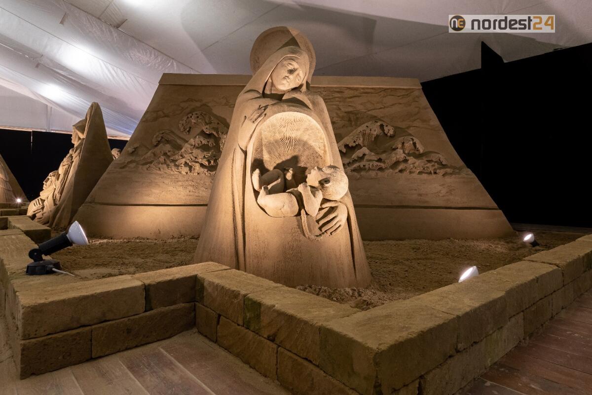 A Lignano il presepe di sabbia e tante decorazioni per il Natale 2020 - 