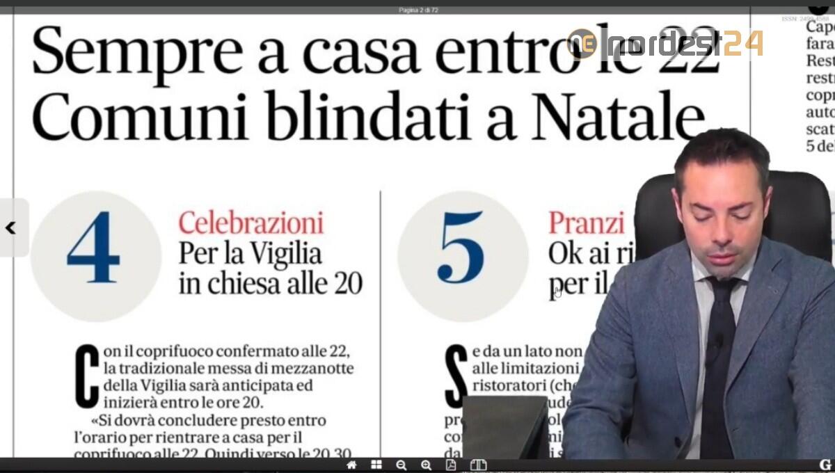Decreto, Regioni e Comuni chiusi. Rassegna stampa 3 dicembre 2020 - 
