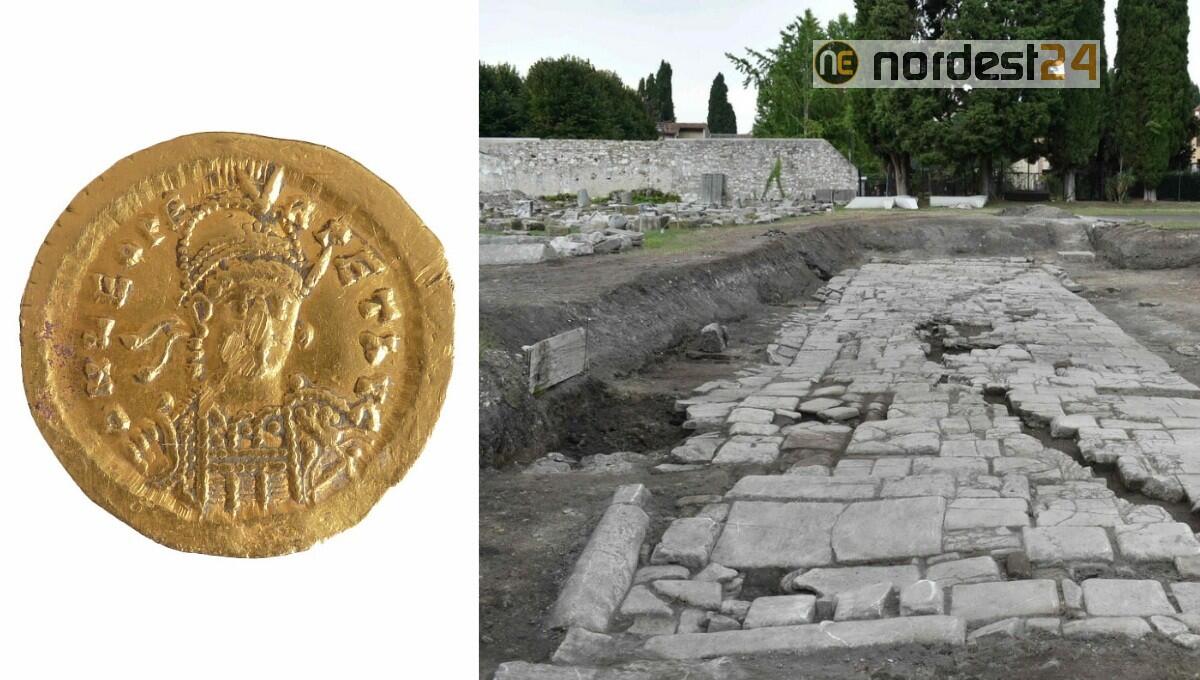 Aquelia. Novità sorprendenti dagli ultimi scavi: un edificio e moneta d'oro - 