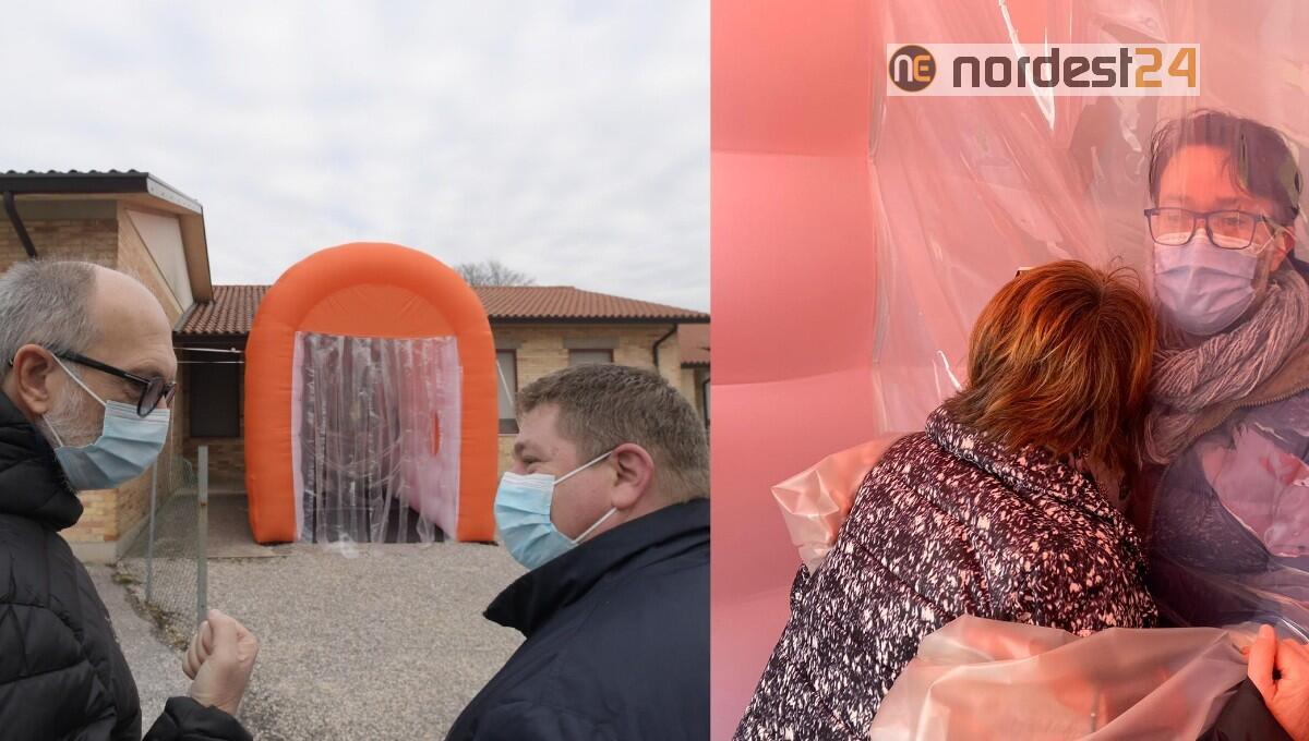 Latisana. Riccardi visita la prima stanza degli abbracci: "la Regione sosterrà i costi" - 