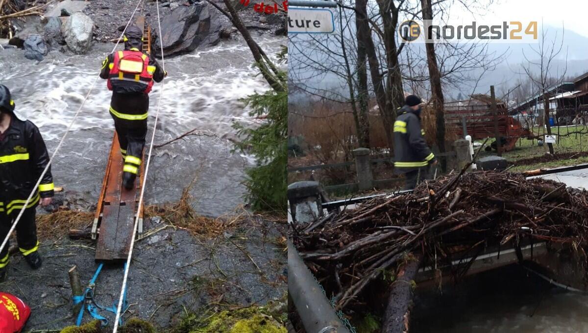 Maltempo in provincia di Belluno: oltre 250 interventi di soccorso - 