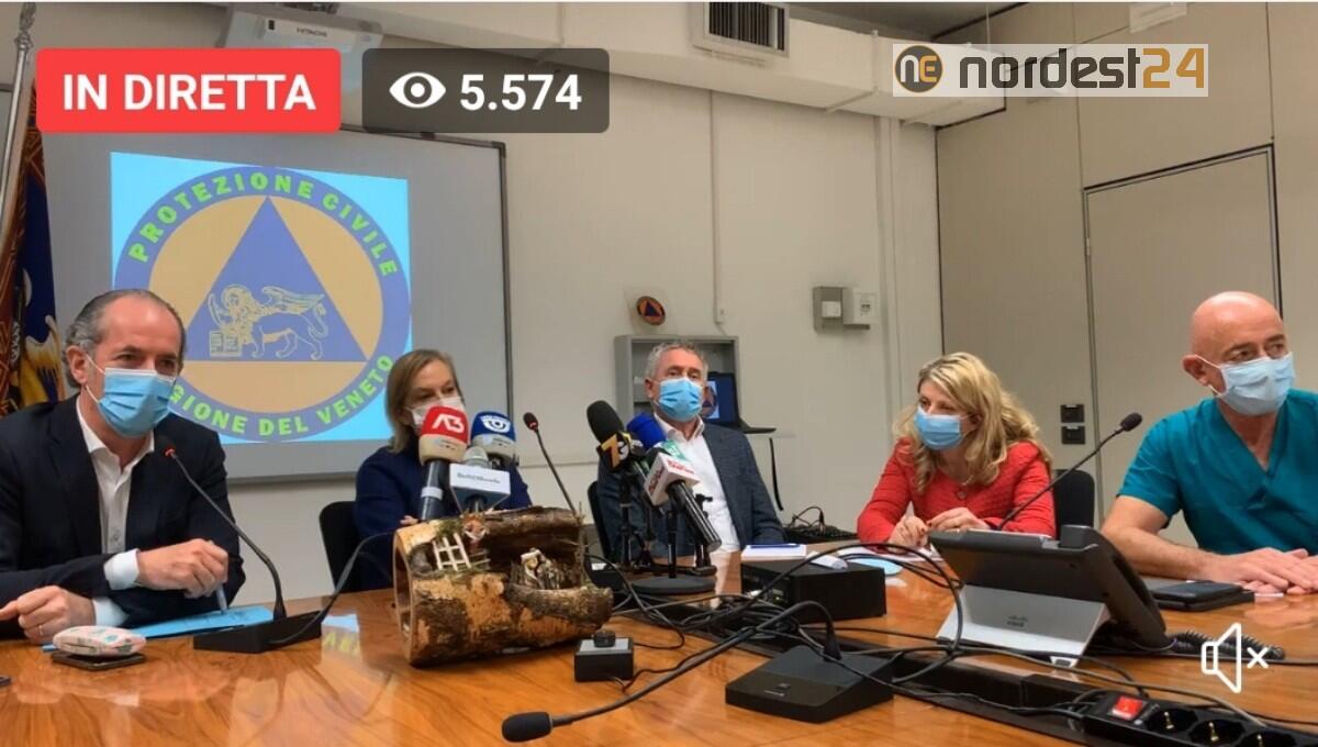 Zaia in diretta: "la variante inglese del virus è in Veneto, più contagioso" - 