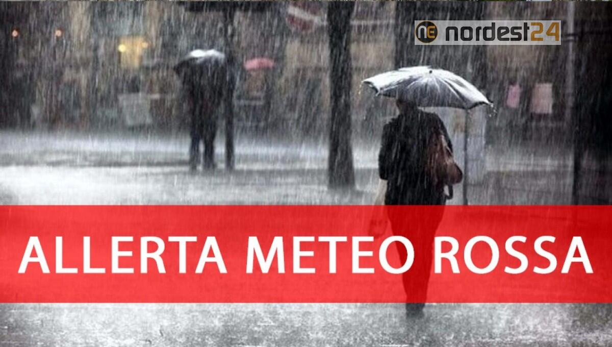 Allerta Meteo rossa in Fvg: scuole chiuse e stop trasporto, l'elenco comuni - 