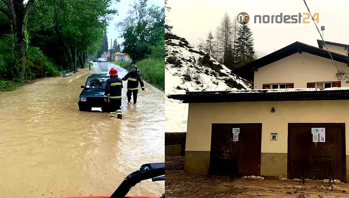 Maltempo in provincia di Udine: oltre 70 gli interventi dei vigili del fuoco - 