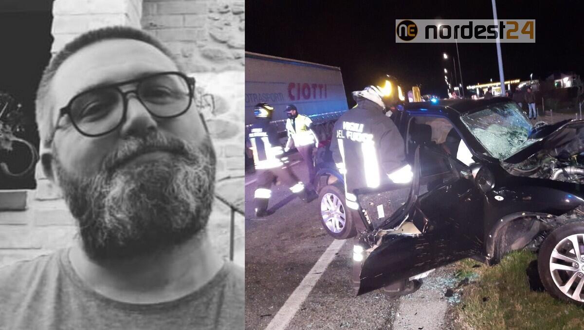 Incidente a Campoformido: deceduto il 44enne Michele Zuppel - 