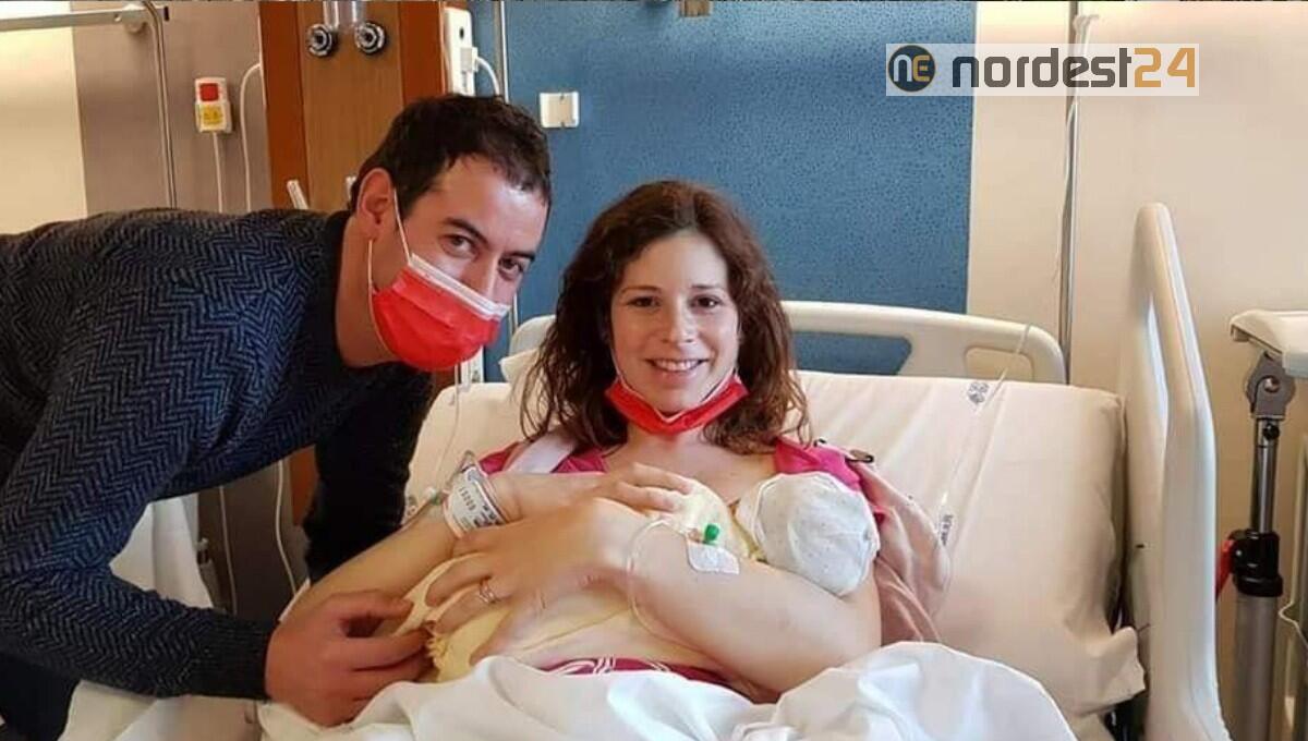 Matilde è la prima nata in Ulss Dolomiti - 