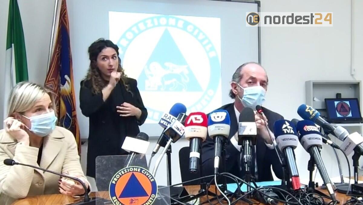 Zaia: "in Veneto crollo dei ricoveri e Rt a 0.62, ipotizzo zona gialla" - 