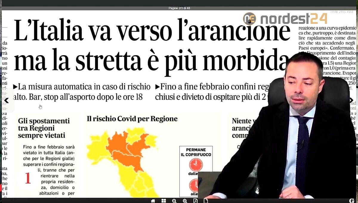 Cambiano ancora le regole per le zone. Rassegna stampa 12 gennaio - 