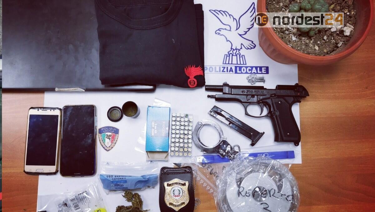 Sorpreso con la droga e materiale in uso a corpi di polizia: denunciato - 