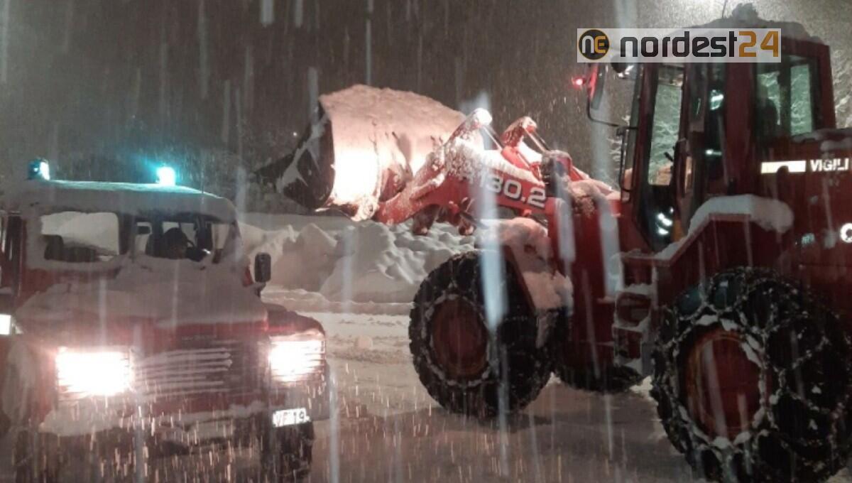 Nevicate in Fvg, oltre 50 interventi dei pompieri. Frana tra l'abitato di Canebola e Faedis - 