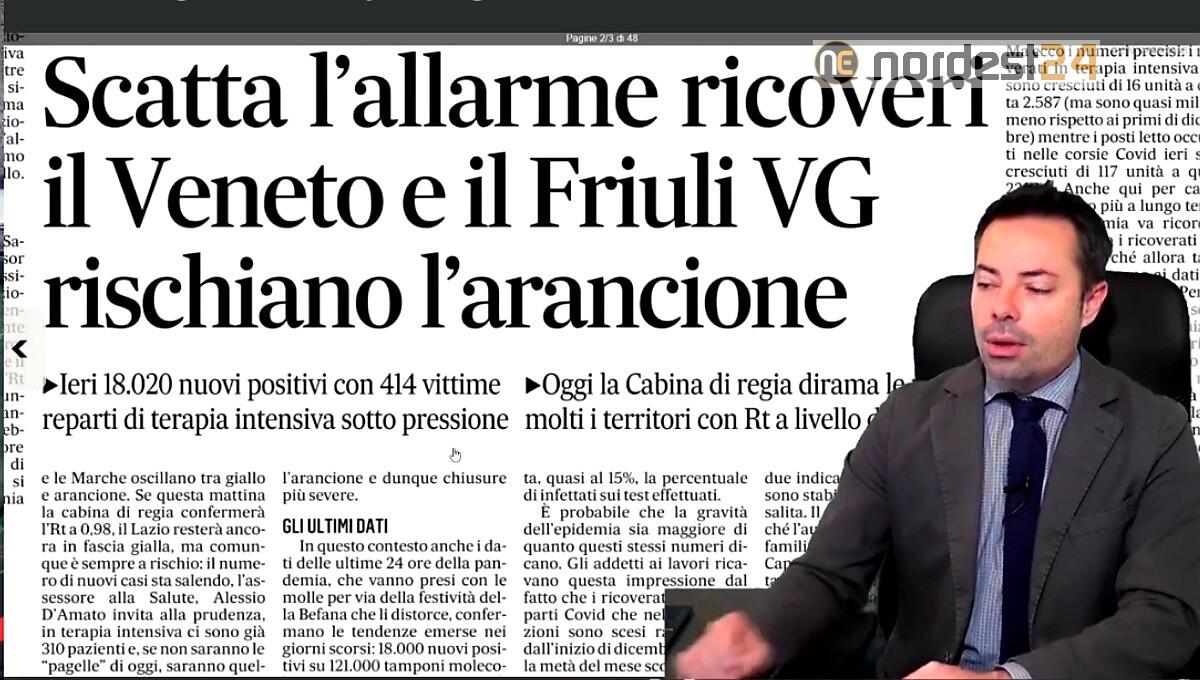Da lunedì giallo o arancione? Rassegna stampa 8 gennaio - 