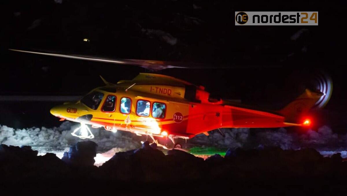 Intervento complesso in soccorso di una scialpinista sul Catinaccio (Val di Fassa) - 