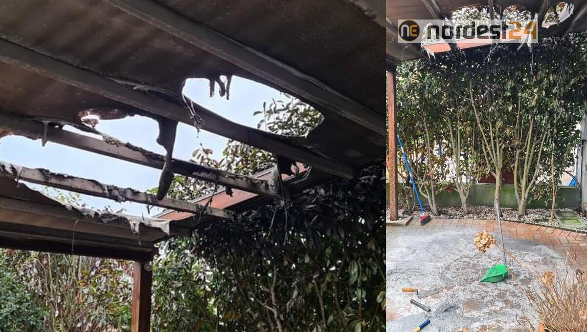 Lanterna cinese atterra in un tendone e provoca un incendio - 