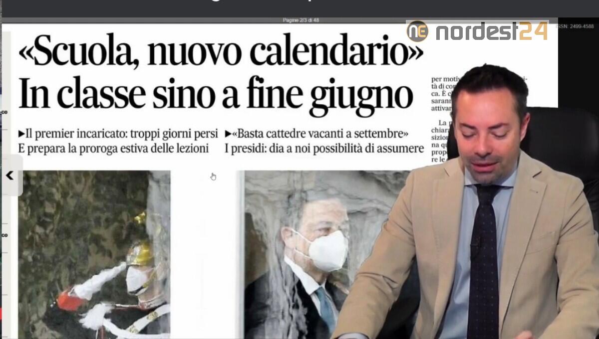 Draghi: "in classe fino al 30 giugno". Rassegna stampa 9 febbraio - 