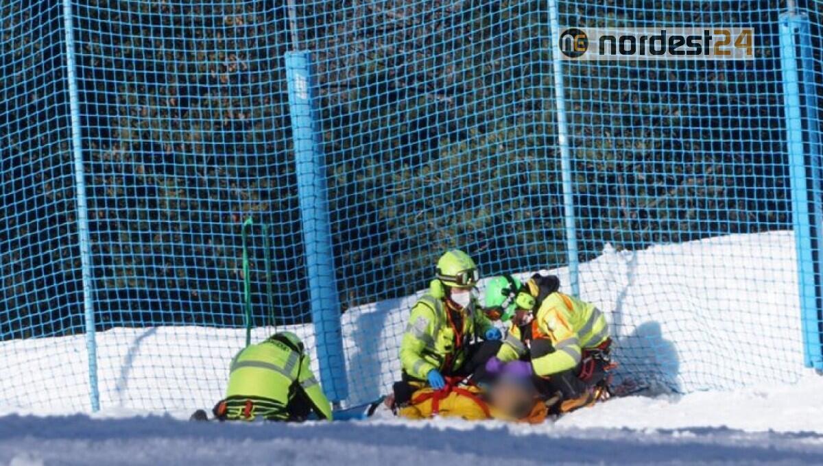 Cortina. Con lo slittino contro le reti: 66enne di Trieste si frattura le gambe - 