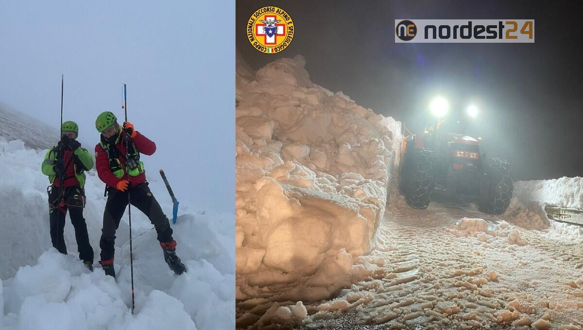 Valanga sul Grappa: si escludono auto coinvolte, verifiche per eventuali pedoni - 