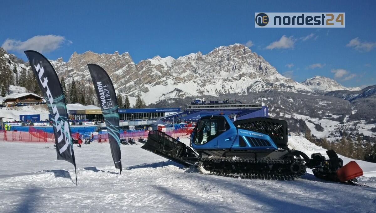 Cortina d'Ampezzo 2021, arriva il primo battipista a idrogeno - 