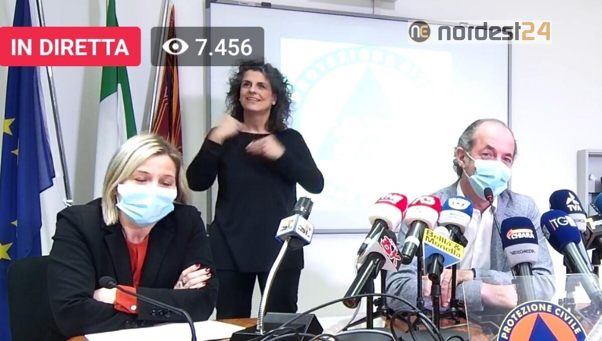 Veneto, Zaia: "indice Rt, eravamo sotto lo 0.7, oggi siamo sopra lo 0.9" - 
