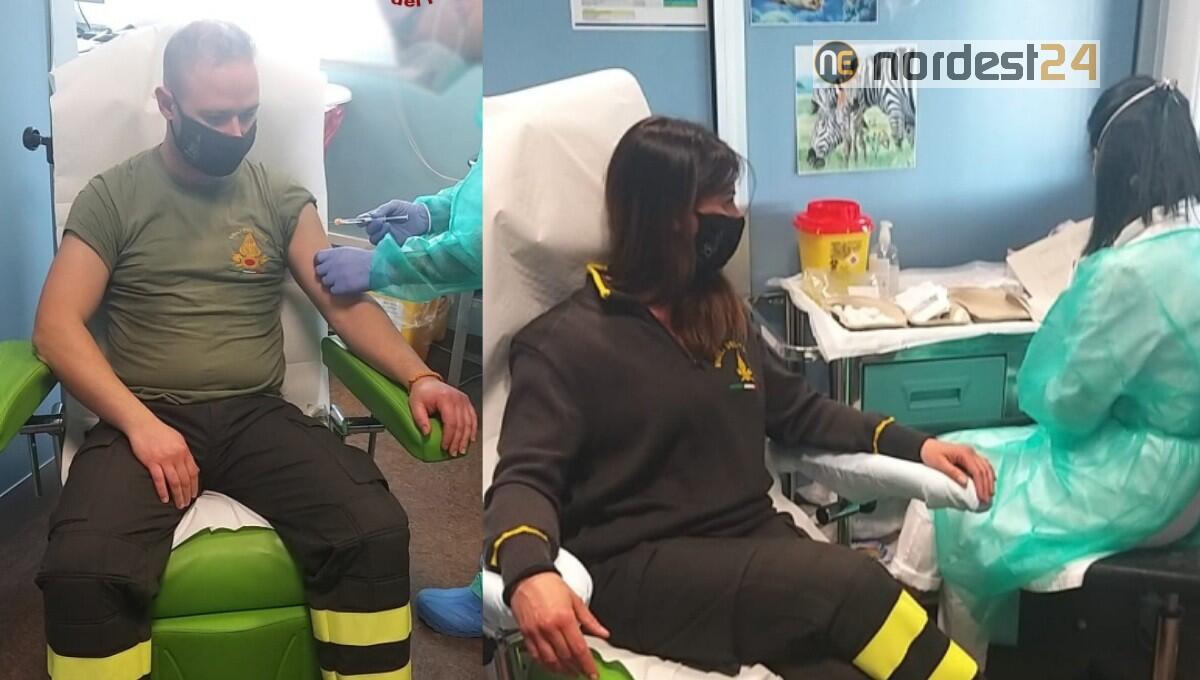 Covid Fvg, partita la campagna vaccinale per il personale del Corpo Nazionale dei Vigili del Fuoco - 