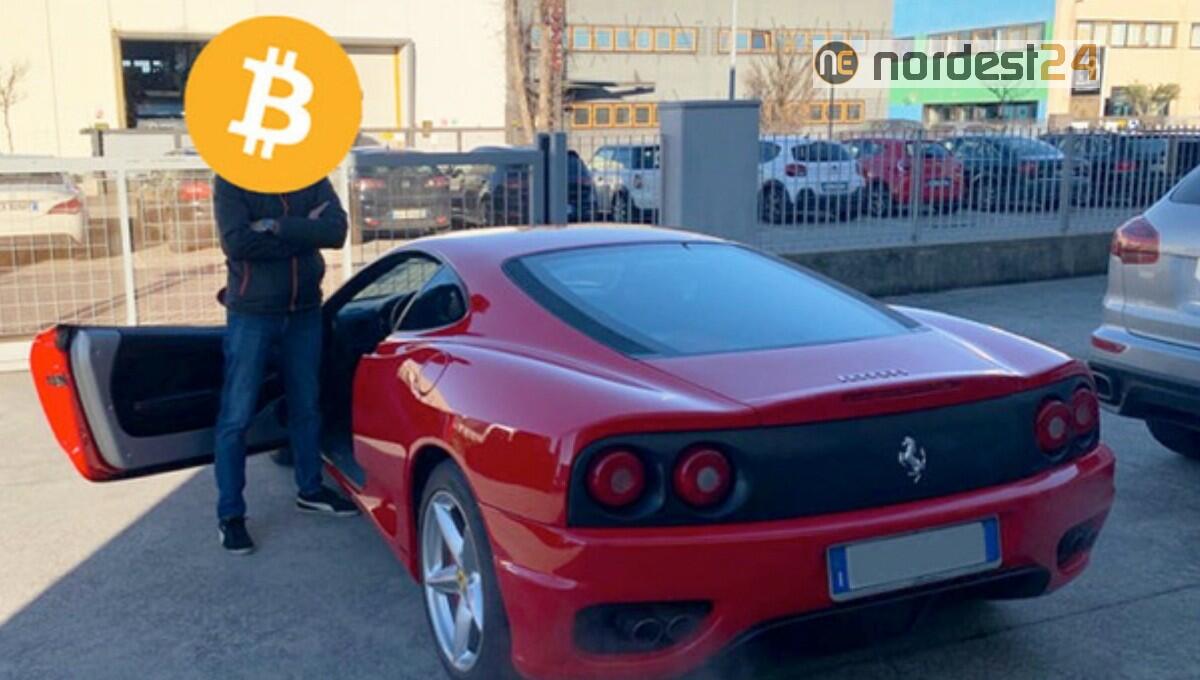 Primato Ferrari a Padova, una 360 Modena pagata in bitcoin - 