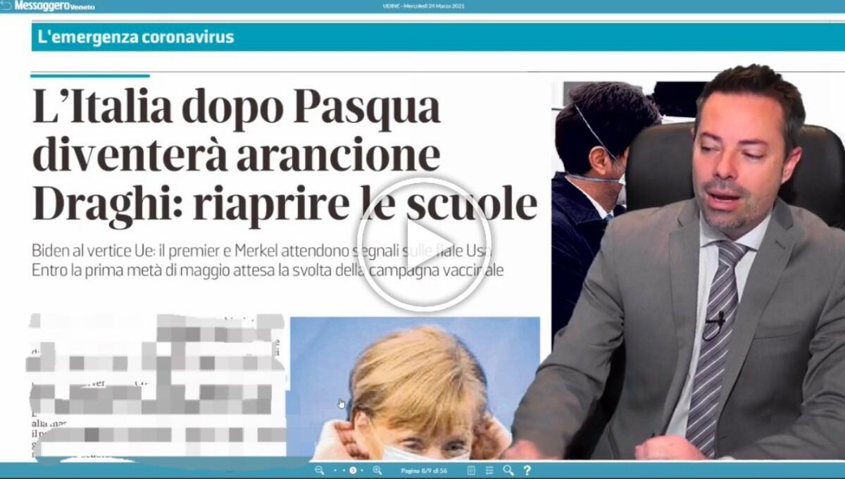 Verso un allentamento delle restrizioni dopo Pasqua. Rassegna stampa 24 marzo - 