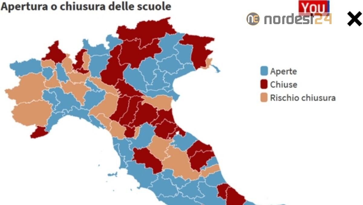 Nuovo Dpcm, dove chiuderanno le scuole? - 