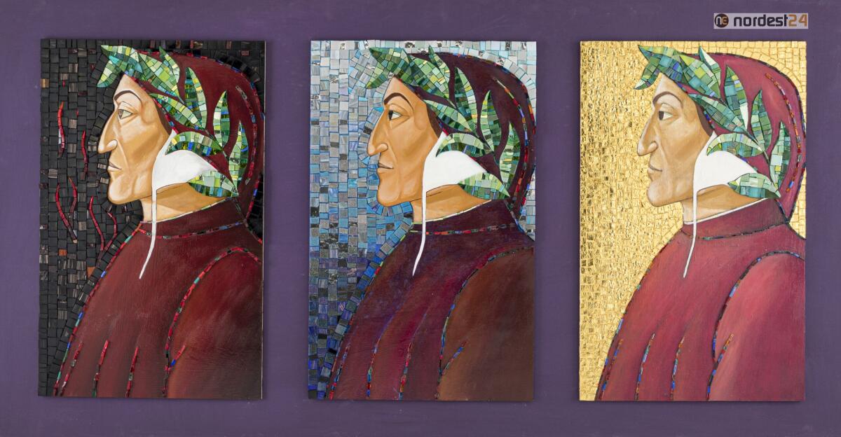 Fondazione Bambini e Autismo ONLUS propone la prima opera a mosaico della mostra dedicata alla Divina Commedia - 