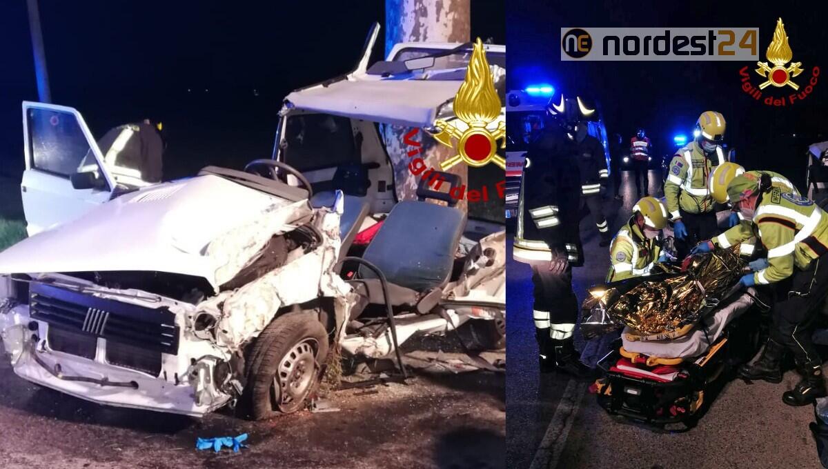 Si schianta contro un platano mentre va al lavoro: grave un 26enne - 