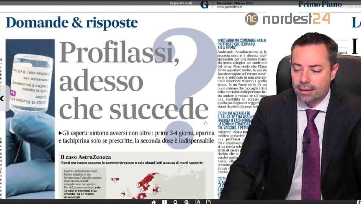 Astrazeneca, domani la riunione dell'Agenzia Europea. Rassegna Stampa 17 marzo - 