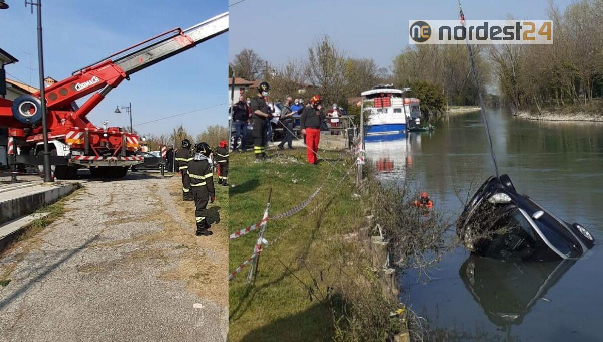 Auto con cane a bordo finisce nel fiume Sile: l'animale muore annegato - 