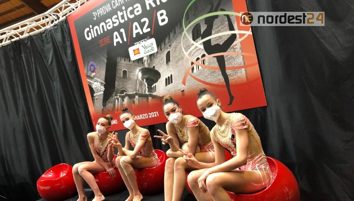 Ritmica, le farfalle dell’Asu volano in alto e arrivano all’argento - 