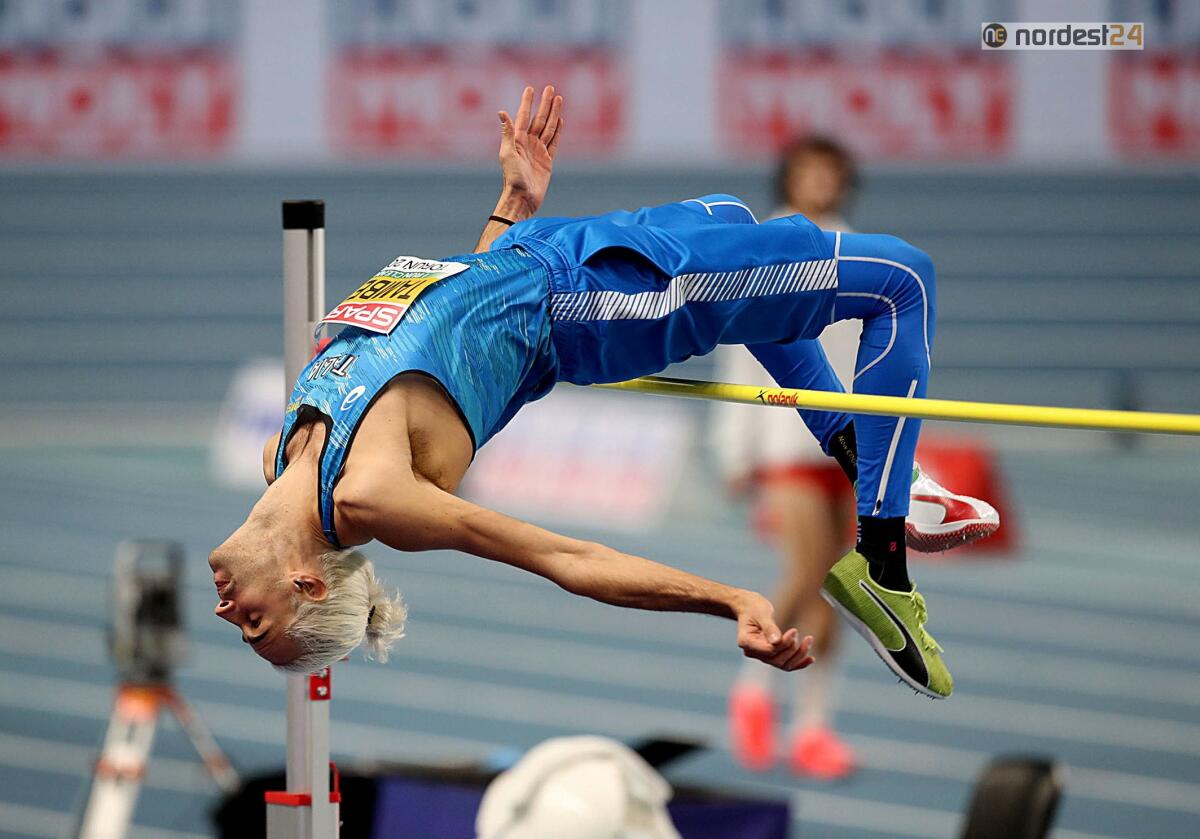 Europei indoor, Gianmarco Tamberi è secondo nella finale dell'alto - 