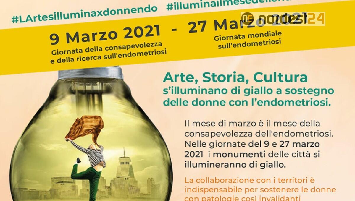 Il Fvg si illumina di giallo per la consapevolezza sull'endometriosi - 