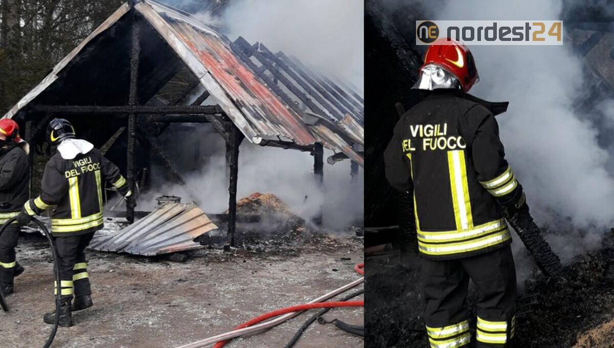 Incendio a Tarvisio di un capanno deposito: nessun ferito - 