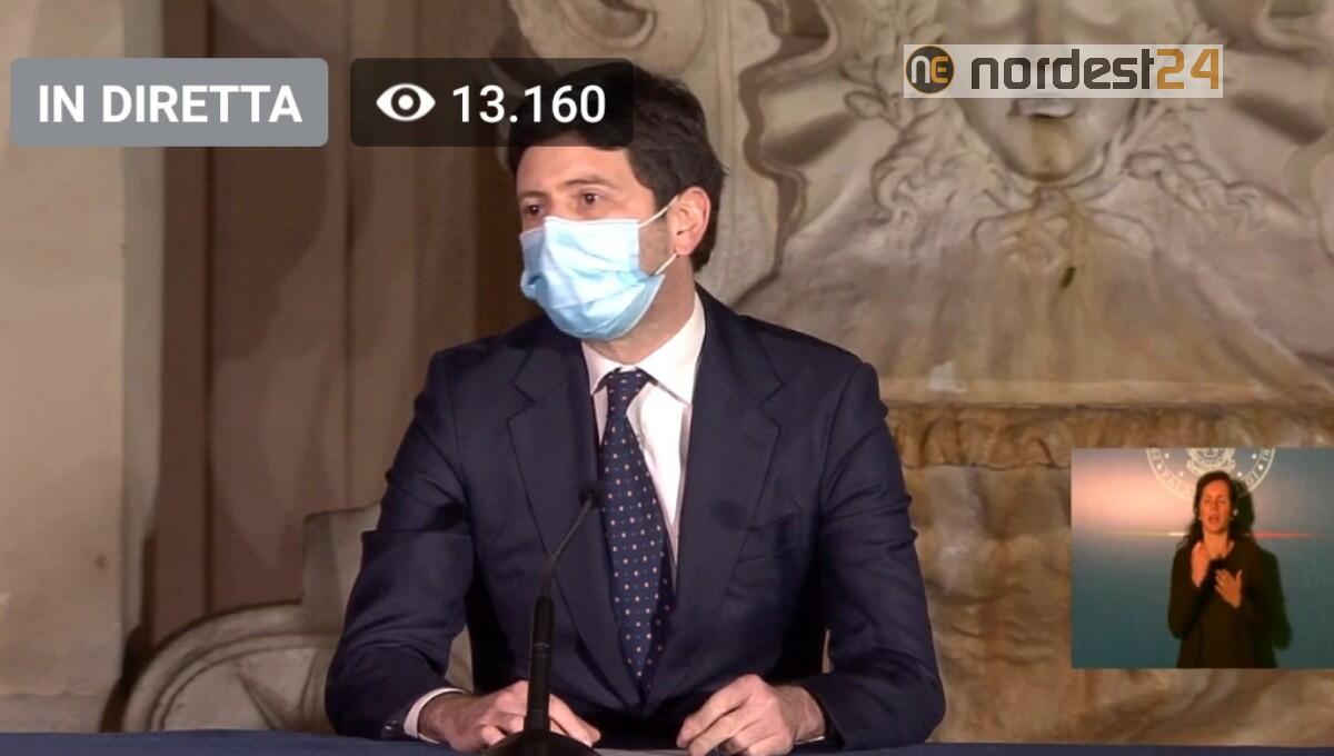 Covid, Speranza: Draghi ha firmato Dpcm, in vigore da 6/3 a 6/4 - 