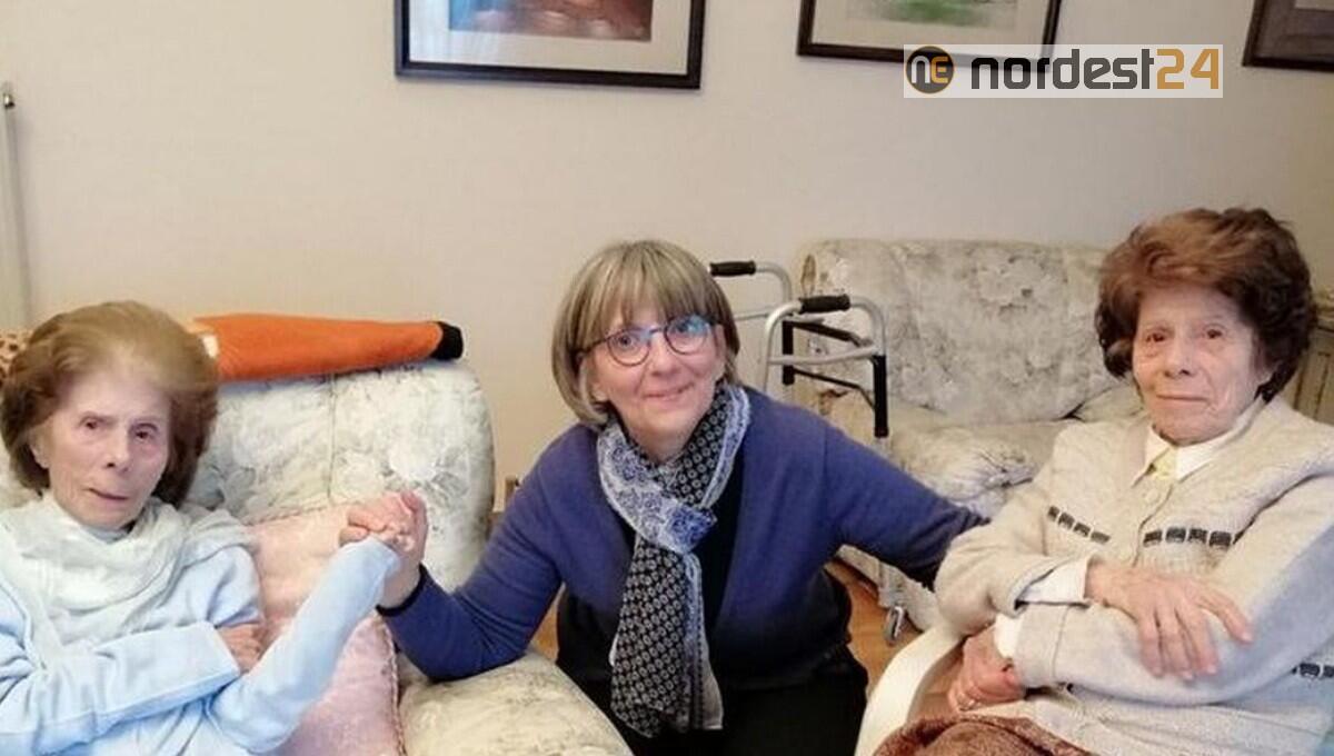Lida e Leda, gemelle e maestre in lotta con il Covid a quasi 100 anni - 