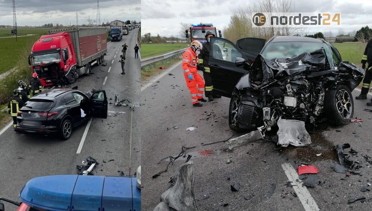 Scontro frontale tra auto e camion: deceduto l'automobilista - 