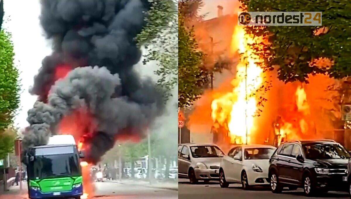 Terrore sul bus: scoppia l'incendio, autista eroe mette in salvo i passeggeri - 