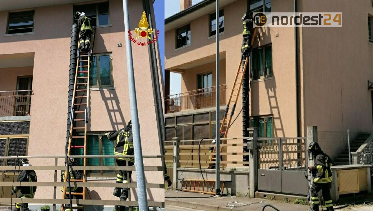 Fiamme in un appartamento a Sedegliano, i pompieri evitano la propagazione dell'incendio - 