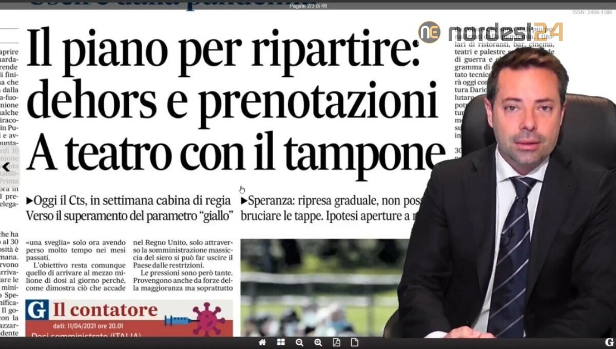 Covid, il piano per ripartire. Rassegna stampa 12 aprile - 