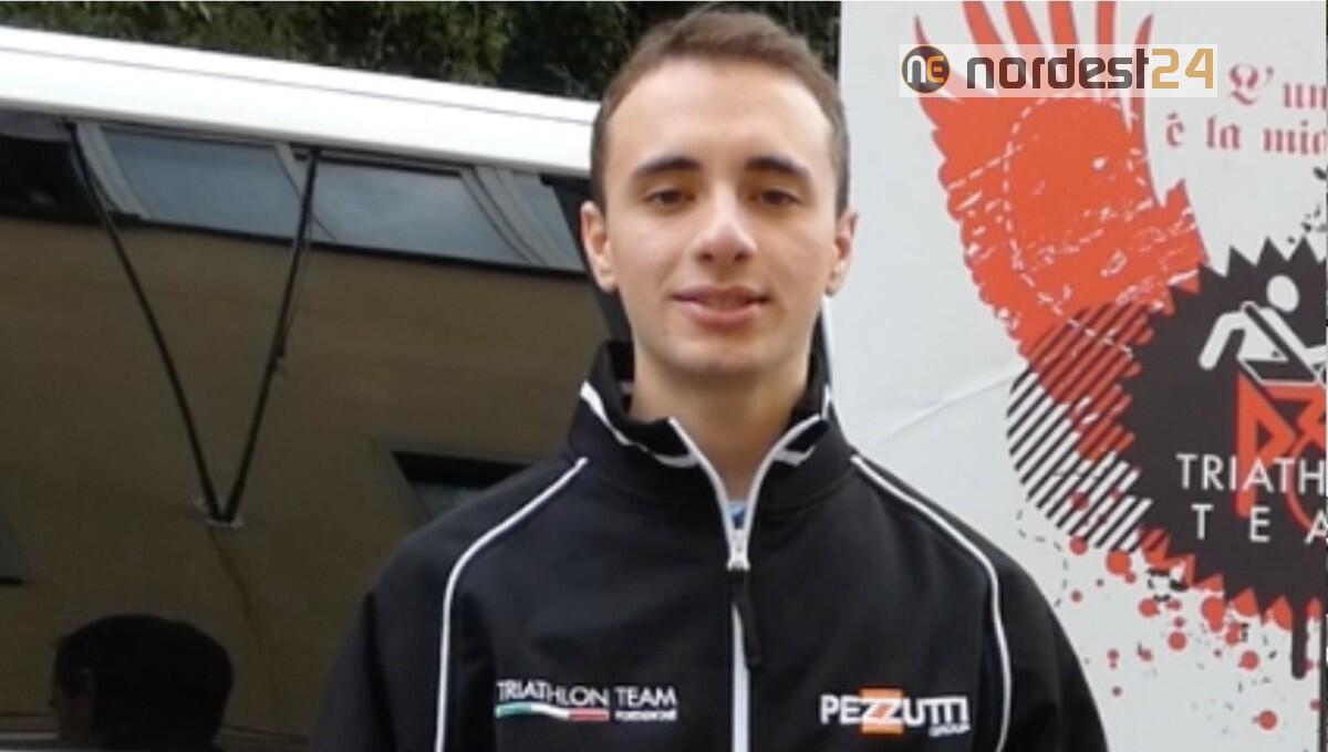 Pivetta al suo esordio al Triathlon Sprint di Lignano con la maglia Triteam - 