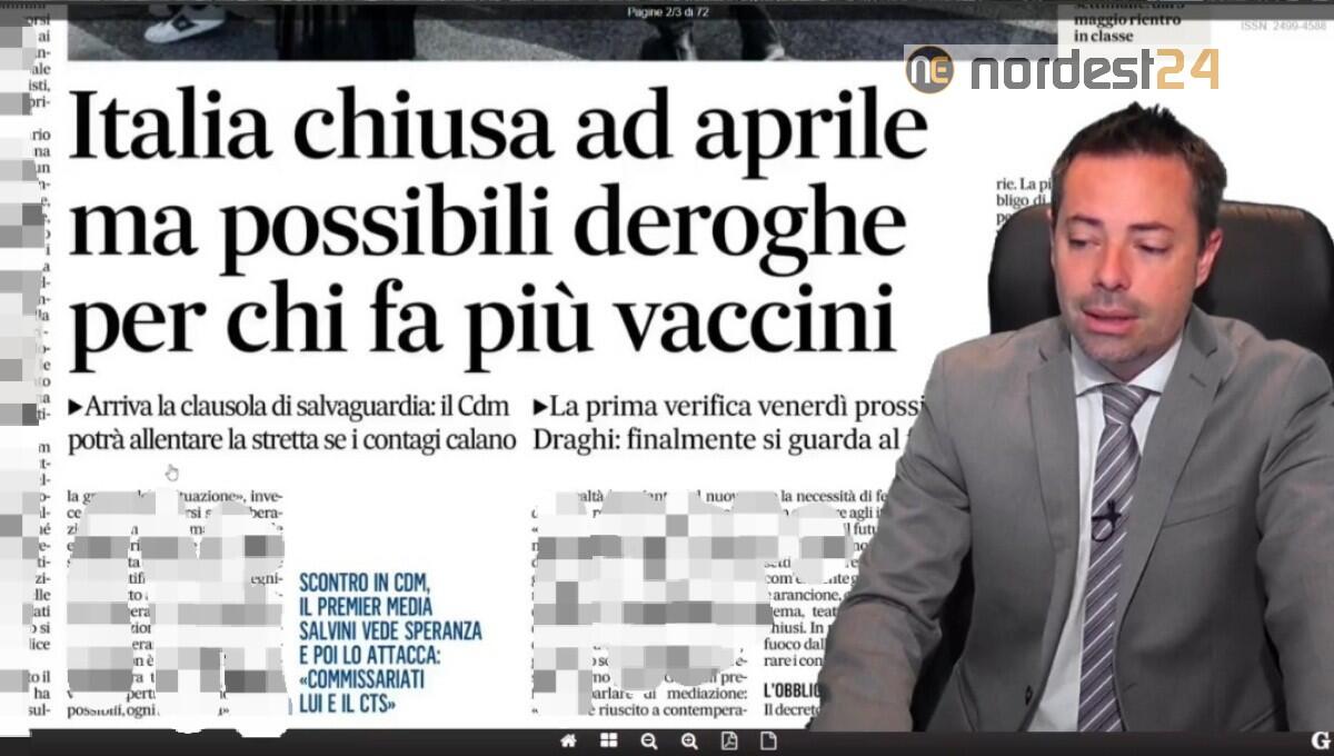 Dl approvato: Italia ancora "chiusa". Rassegna stampa 1 aprile - 