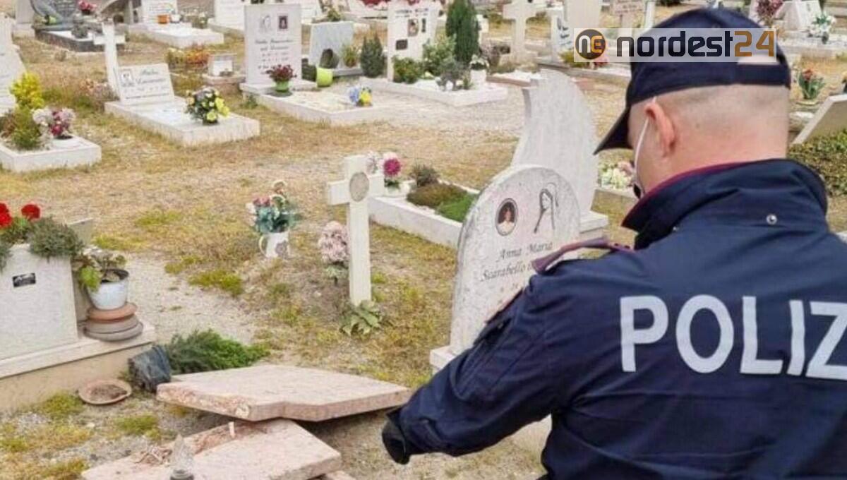 Devastato un cimitero Padovano alla vigilia di Pasqua - 