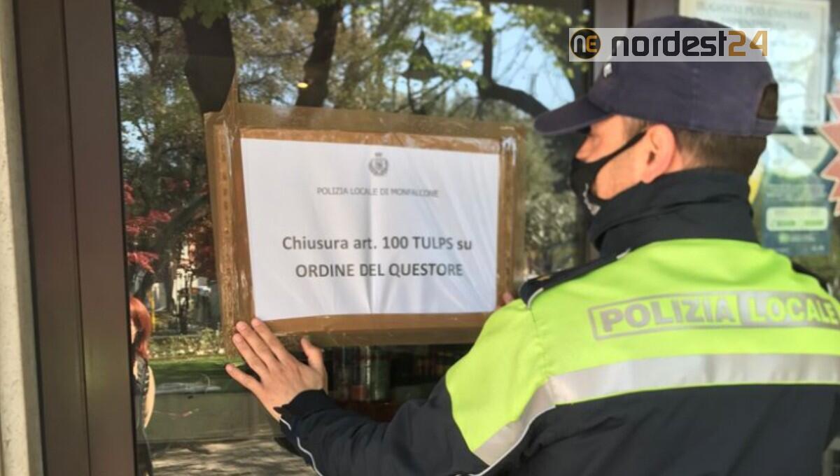 Sospensione dell’attività ad un esercizio commerciale di Monfalcone - 