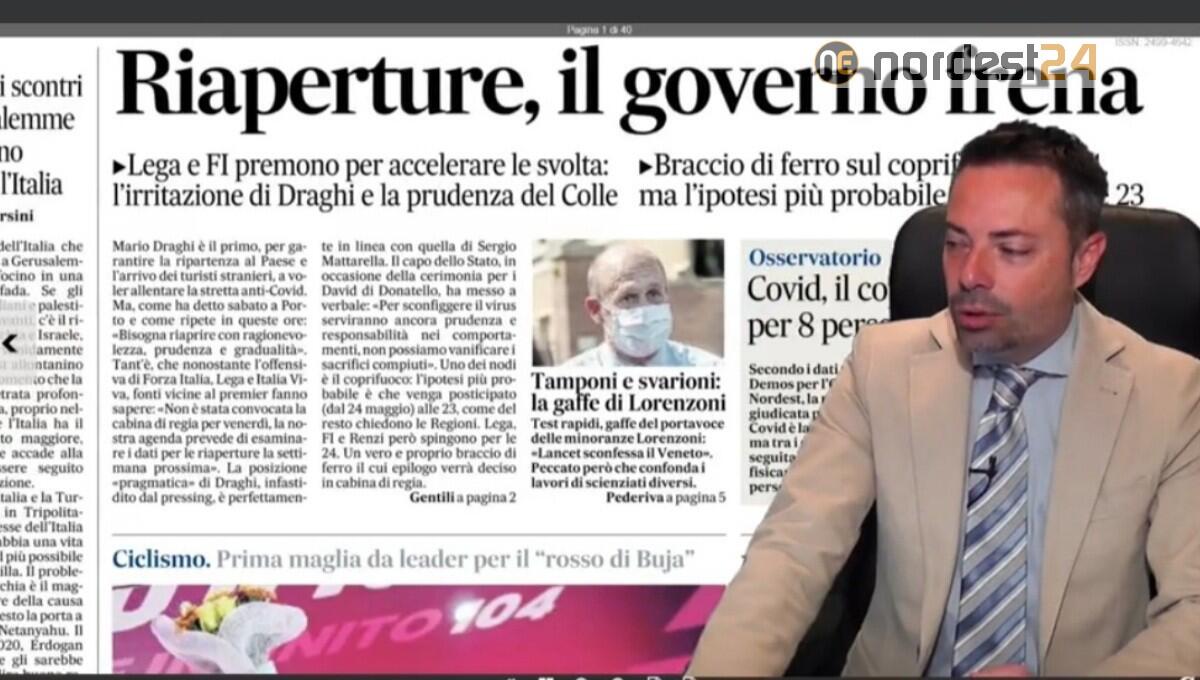 Scontro su coprifuoco e riaperture. Rassegna stampa 12 maggio - 