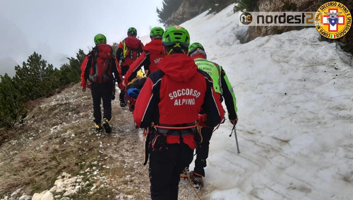 Soccorso un escursionista quarantenne infortunatosi durante la discesa - 