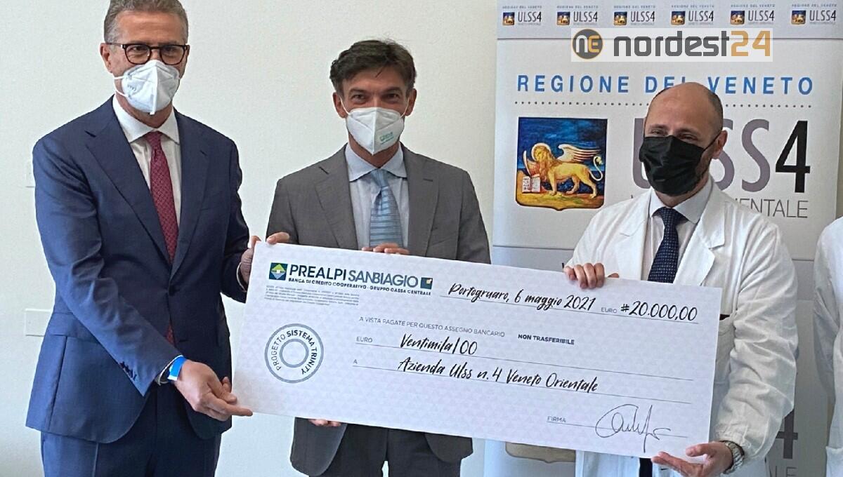 Donati 20mila euro all'Ulss4: si attiverà un sistema di ultimissima generazione per la diagnosi del tumore alla prostata - 