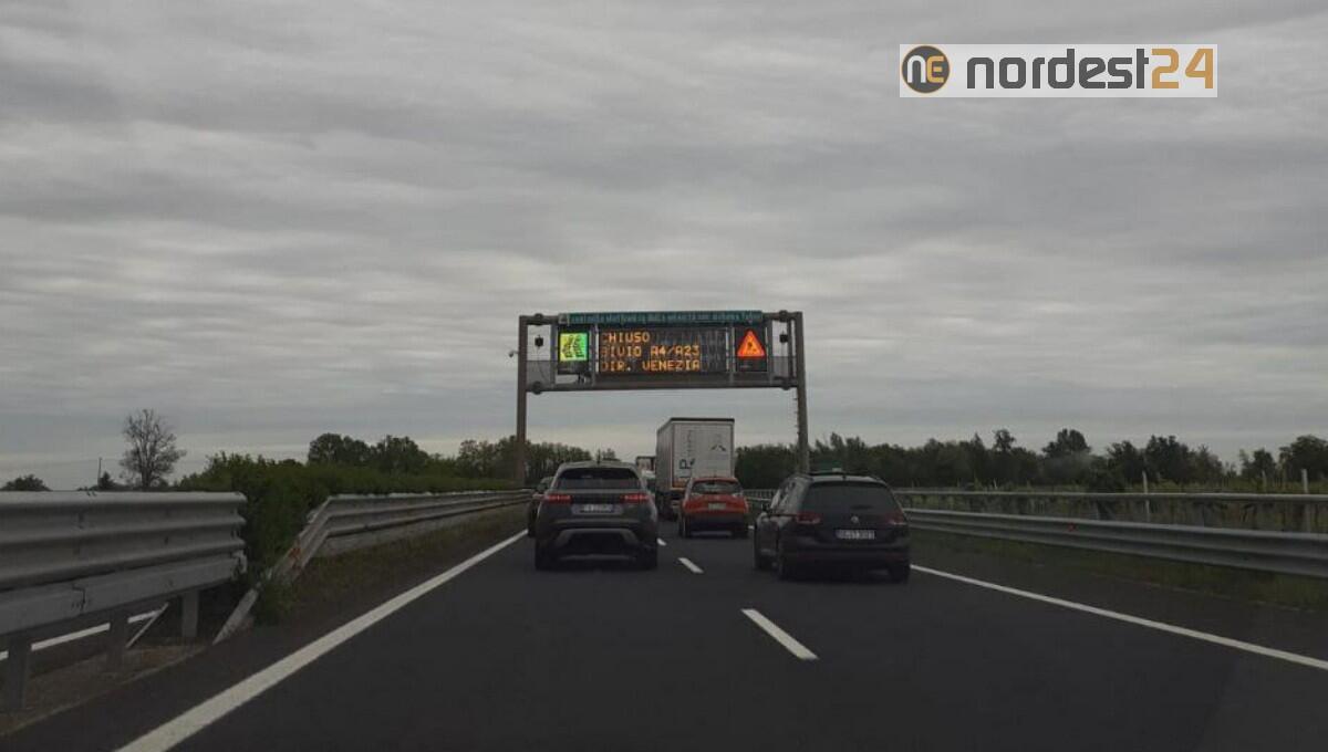 Aggiornamento, riaperto tratto Udine - Nodo di Palmanova - 