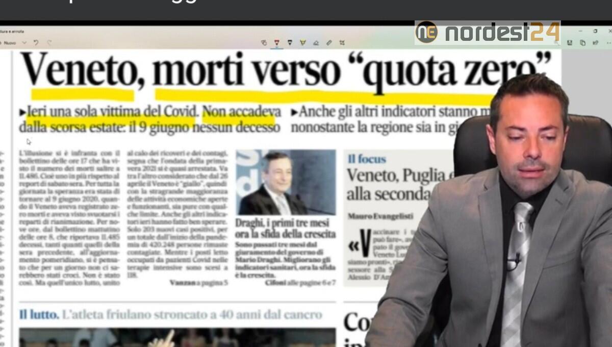 Covid, zero decessi dopo 7 mesi.  Rassegna Stampa 17 maggio - 
